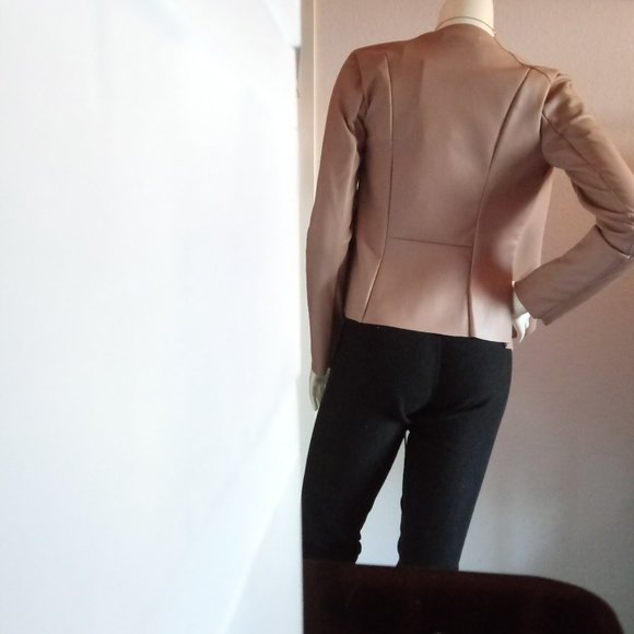 Just Fab Camel Drape front jacket - Picture 6 of 15